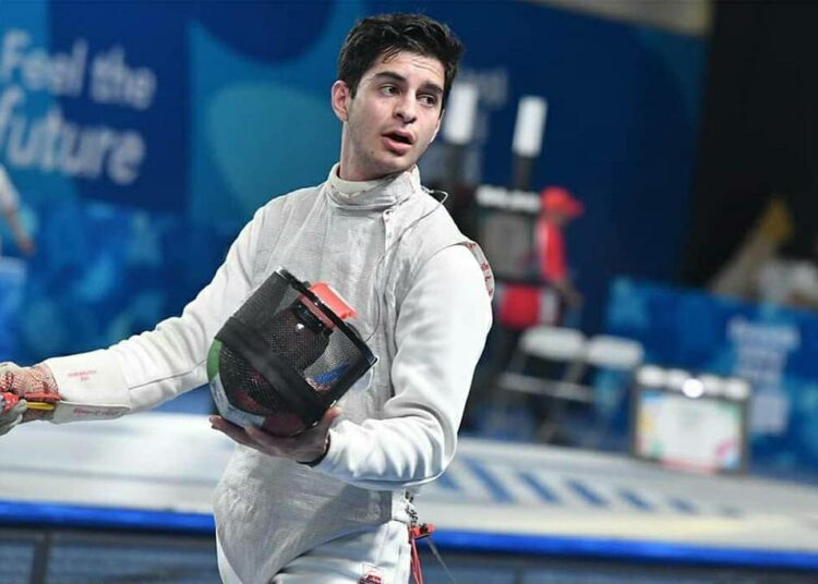 Diego Cervantes cae en esgrima olímpica ante campeón mundial de Francia