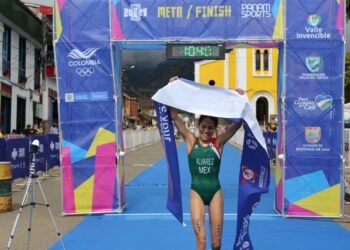 México gana oro y dos platas en triatlón de Cali-Valle 2021