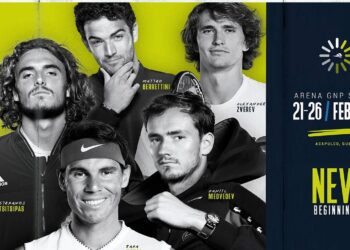 Anuncian lista de jugadores del Abierto Mexicano Telcel presentado por HSBC 2022