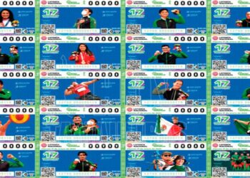 Lotería Nacional homenajea a medallistas de Tokio 2020 con billetes conmemorativos
