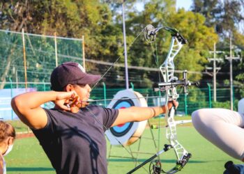 Reinician actividades de Tiro con Arco en la Unidad Deportiva Centenario