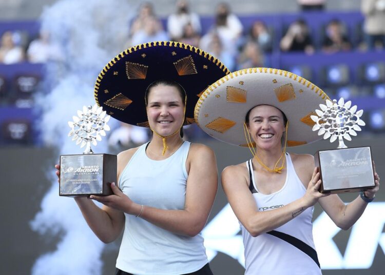 Marozava y Christian, nuevas campeonas de dobles en WTA Zapopan Akron 2022