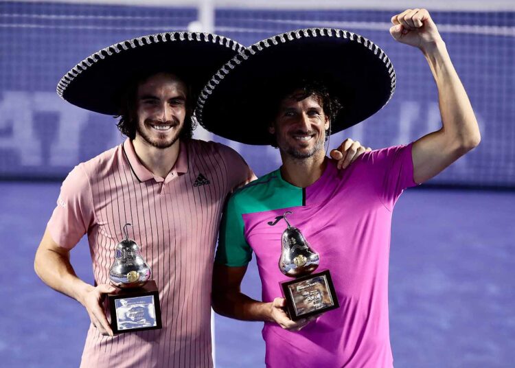 Stefanos Tsitsipas y Feliciano López se coronan en dobles en el AMT 2022