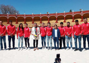 Voleibolistas mexicanos abren telón del Tour Mundial en Tlaxcala 
