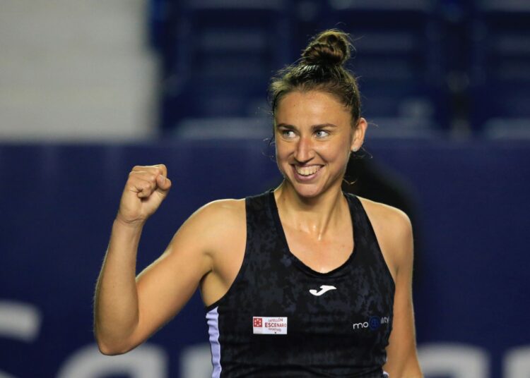Con solidez avanza Sara Sorribes a los cuartos del final del Abierto GNP Seguros 2022