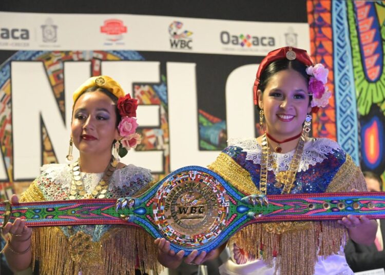 Cinturón Guerrero Jaguar Zapoteca WBC una joya Oaxaqueña