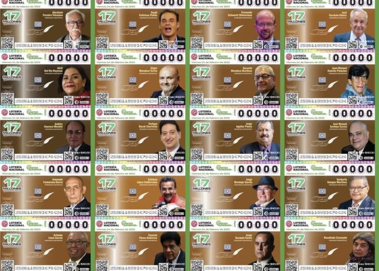 Cronistas Deportivos estarán en billete de Lotería Nacional