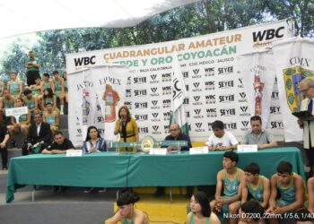 Inauguran Ana María Torres, Miguel Ángel “Mago” González e Isaac Bustos el torneo “Verde y Oro” del WBC Amateur