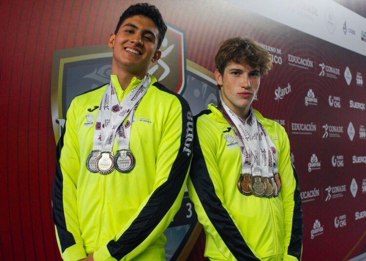 Culmina natación de los Juegos Nacionales CONADE 2023 con medallas para Morelos