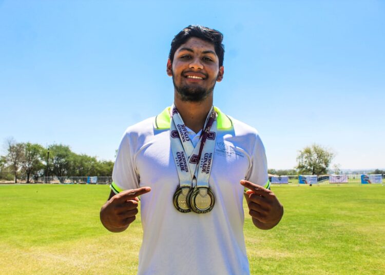 Máximo Méndez cumple pronostico y gana tres medallas de oro en Juegos Nacionales CONADE 2023