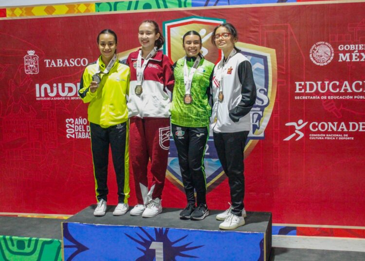 Denisse Mendoza se tiñe de plata en Juegos Nacionales CONADE 2023