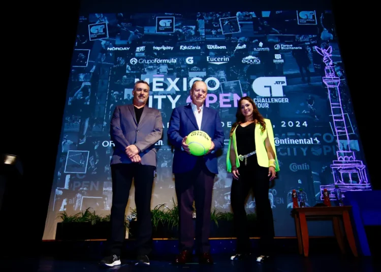 Presentan lista de jugadores del México City Open para la edición 2024