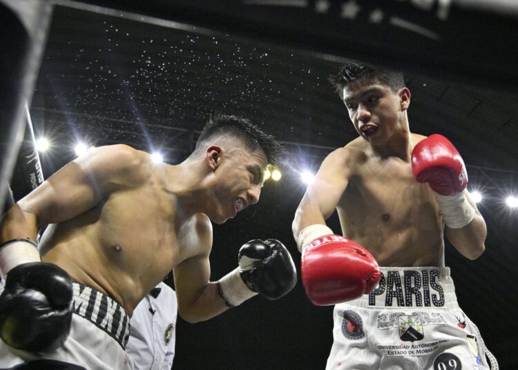 Buen triunfo de Gabriel Jiménez con Chiquita González Boxing en Domo de Cd. Neza